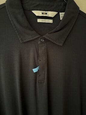 Joseph Abboud Black Liquid Soft Polo Shirt - Classic Collar